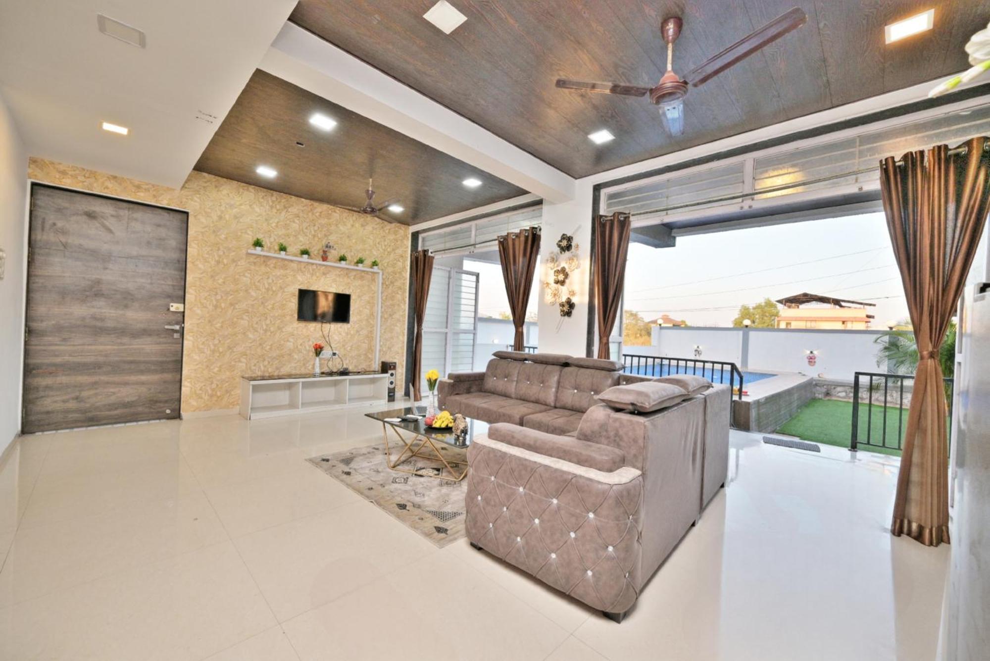 Ll Empyrean Stay Ll 4Bhk Ll Ac Ll Pool Ll Mystical Stone Villa Ll Lonavala Exterior foto