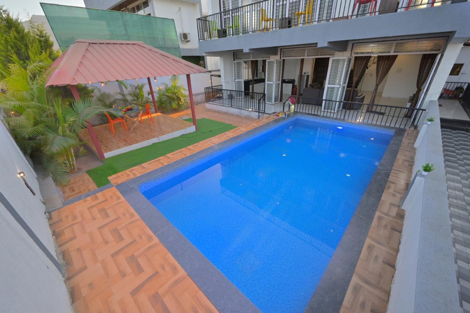 Ll Empyrean Stay Ll 4Bhk Ll Ac Ll Pool Ll Mystical Stone Villa Ll Lonavala Exterior foto