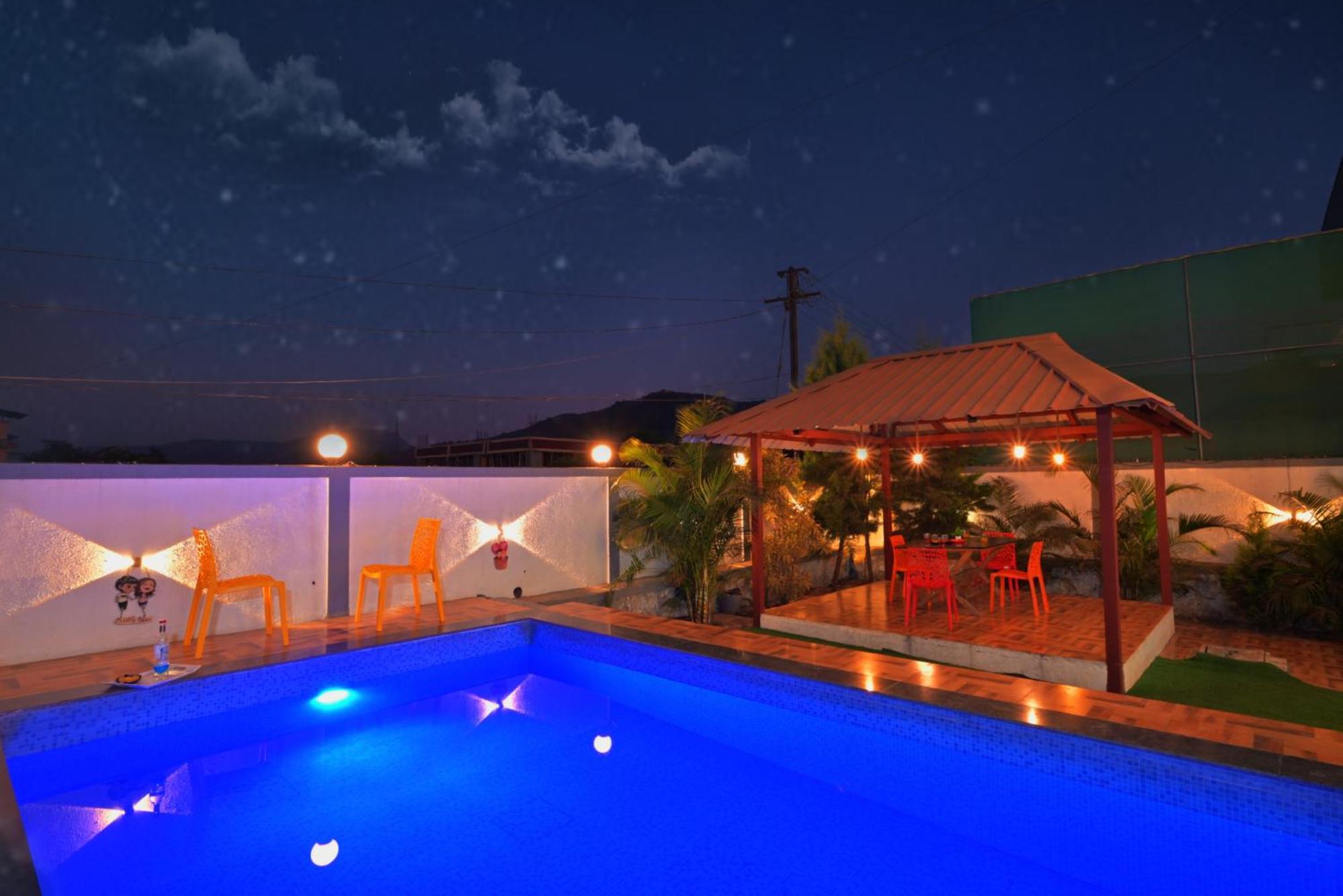 Ll Empyrean Stay Ll 4Bhk Ll Ac Ll Pool Ll Mystical Stone Villa Ll Lonavala Exterior foto