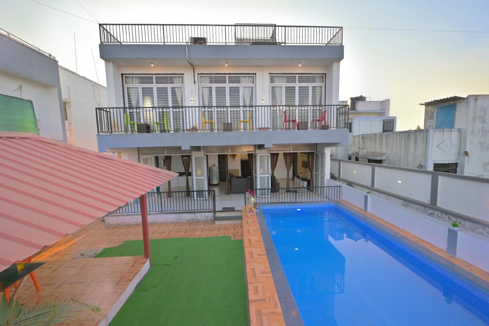 Ll Empyrean Stay Ll 4Bhk Ll Ac Ll Pool Ll Mystical Stone Villa Ll Lonavala Exterior foto